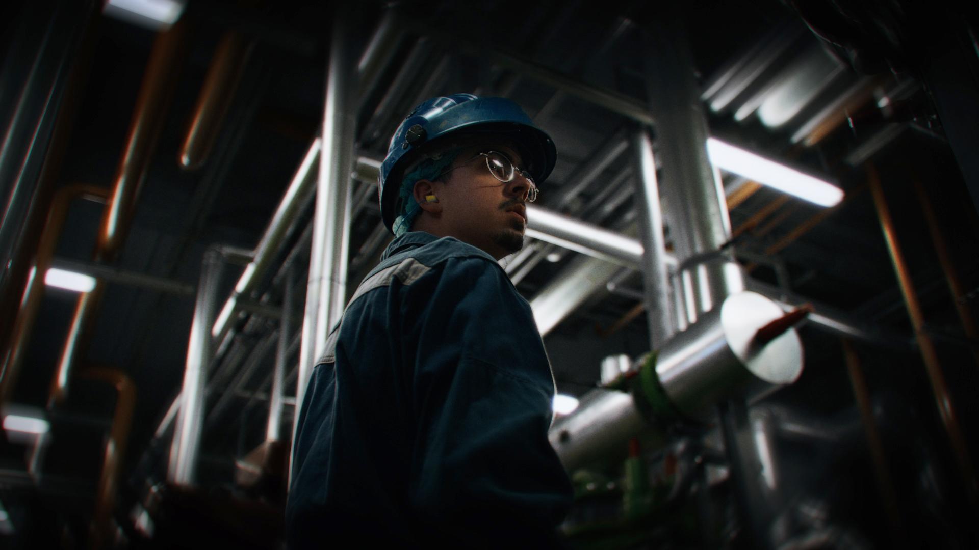 Portrait d'un ouvrier en industrie, extrait du film Fabriquer son avenir
