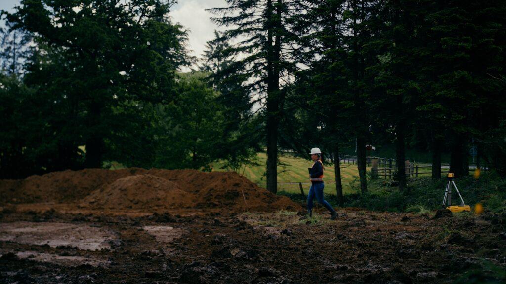 Tournage d'un film industriel en extérieur par Robin Welschinger, réalisateur et chef opérateur à Rennes